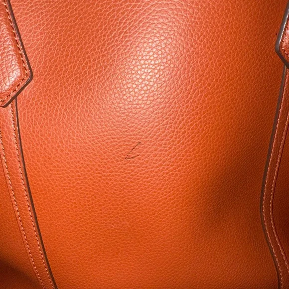 Tory Burch Perry Tote Bag Tripple Compartment Brick Red Women's - Picture 6 of 7